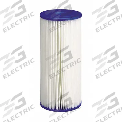 CULLIGAN Water Filter Cartridge: 50 micron, Pleated, 10 gpm, Polyester - Pleated Water Filter Cartridges