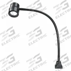 WALDMANN Task Light: Gooseneck, LED, 490 lm Max Brightness, 5000K, Screw-Down Base, 100 to 240V AC (MPN 113261000-00641180). Key specifications — Brand: WALDMANN; Electrical Connection Type: Plug; Lens Material: Glass; Operating Voltage: 100 to 240V AC; Lead Length / Connection: 10 ft.