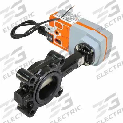 BELIMO Actuated Butterfly Valves: For Chilled/Hot Water upto 60% Glycol Media, Ductile Iron - Ductile Iron General-Service Electric Butterfly Valves