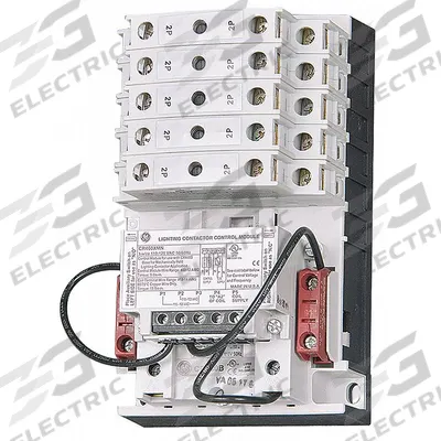 GE Lighting Magnetic Contactor: 12 Poles, 277V AC, 30 A, 3-Wire - Mechanically Held Lighting Contactors