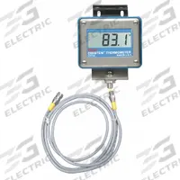 WAHL Digital Process Thermometer: -328°F to 1,472°F /-200°C to 800°C, 1/2 in Thread Size, Female (MPN D1396-5). Key specifications — attr1275175: +/-0.1°F/+/-0.1°C for 1 Year Period At Ambient Temp 23°C +/- 5°C; attr1275180: WAHL.