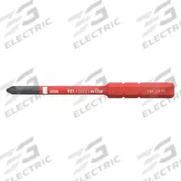 WIHA Insulated Screwdriver Blade: Pozidriv® Head, Insulated Screwdriver Blade, Imperial, Std, Hex (MPN 28324). Key specifications — attr1119772: Steel; attr1119779: WIHA; attr1119769: #1; attr1119776: Hex; attr1119778: Standard.