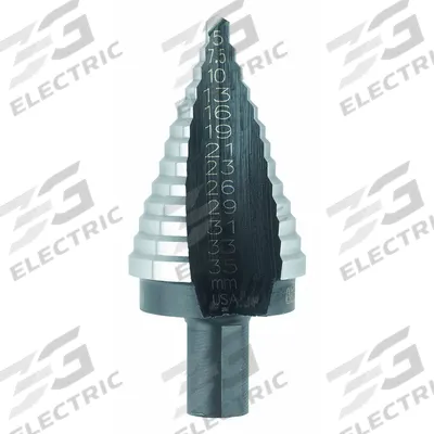 IRWIN Step Drill Bit: 5 mm to 35 mm, Black Oxide HSS - High-Speed Steel Step Drill Bits