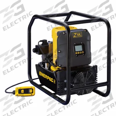 ENERPAC Electric Pump: 10,000 psi Max. Op Pressure, 60 cu in/min Max. Flow Rate - Corded Electric Hydraulic Torque Wrench Pump Units