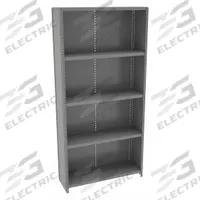 TENNSCO Metal Shelving: Standalone, Light-Duty, 36 in x 12 in, 72 in Overall Ht, 5 Shelves (MPN ESPC-1236). Key specifications — attr37568: Unassembled; attr35449: Steel; attr37560: Steel; attr37567: Gray; attr33121: TENNSCO.