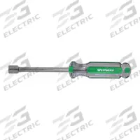 WESTWARD Solid Round Shank Nut Driver: Straight, SAE, Without Magnetized Tip, Std, 11/32 in Tip Size (MPN 401L22). Key specifications — attr1214485: Round; attr1214505: WESTWARD.