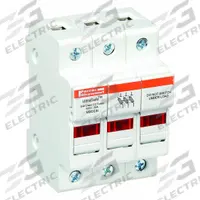 MERSEN Fuse Block: Finger-Safe, 3 Pole, 600 V AC, DIN Rail Mounting, Pressure Plate Termination (MPN USCC3I). Key specifications — Brand: MERSEN.