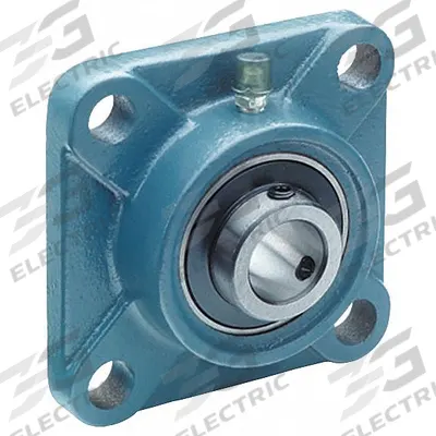 TRITAN 4 Bolt Flange Bearing: Radial Ball, 60 mm Bore, Cast Iron, Set Screws - General Purpose Flange-Mount Ball Bearings
