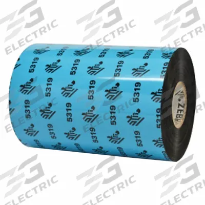 THERMAL TRANSFER RIBBON: Zebra, 4.33 in Ribbon Wd, 1,476 ft Ribbon Lg, 1 in Core Dia. - Wax Thermal Transfer Ribbons