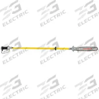 GREENLEE Hydraulic Chain Saw: 75 in Lg, 13 in, 2,000 psi, 8 gpm Max, Fiberglass Handle (MPN 38568). Key specifications — Return Port: 3/4 in - 16 SAE O-Ring; Product Type: Long Reach Chain Saw; Handle Material: Fiberglass; Pressure Port: 9/16 in - 18 SAE O-Ring; Brand: GREENLEE.