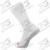 WOLVERINE Socks: Crew, 10 1/2 in, Men's, White, Cotton/Nylon/Polyester/Spandex, L, 6 PK (MPN WWM40005C6B2001). Key specifications — Socks Primary Material: Nylon; Size: L; Brand: WOLVERINE; Color: White.
