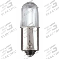APPROVED VENDOR Compact LED Bulb: LED, Miniature Bayonet (BA9s), (T) Tubular, T3-1/4, 3T4/60V,1835 (MPN L1060MB-G). Key specifications — Light Color: Green; Trade Number: 3T4/60V,1835; Voltage: 60V AC/DC; Brand: APPROVED VENDOR; Bulb Shape: T3-1/4.