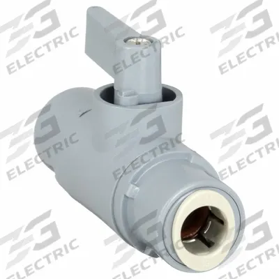 APPROVED VENDOR Manual Two-Way Ball Valve: 3/8 in, PVC, Straight, Push x Push - PVC Ball Valves