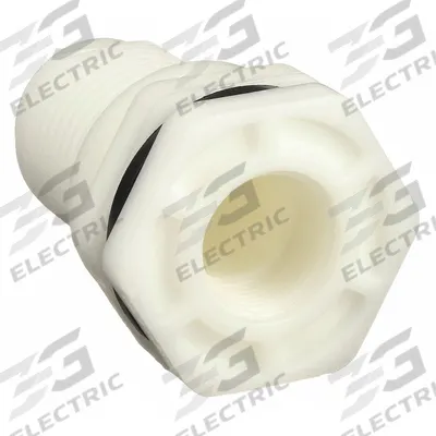 HAYWARD Bulkhead Tank Fitting: Polypropylene Body, 1 in Female NPT Threaded Inside - Polypropylene Through-Wall Fittings