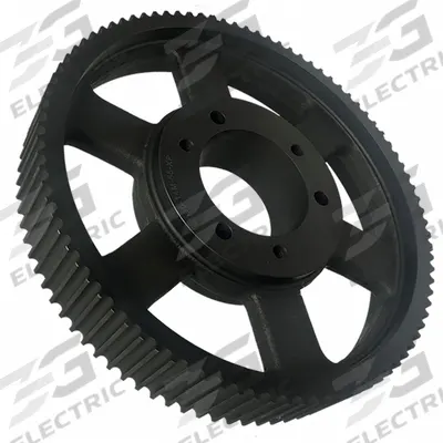 APPROVED VENDOR Timing Belt Pulley: Curvilinear, Bushed, For HTD Timing Belt Section - HTD Section QD Bushed Timing Pulleys