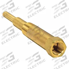 APPROVED VENDOR Threaded Thermowell: Brass, For 18 in Stem Lg, 18 in Insertion Lg, 5,000 psi at 60°F (MPN 24C505). Key specifications — attr1275131: 150°F at 3170 psi; attr1275136: APPROVED VENDOR; attr1275129: 5,000 psi at 60°F.