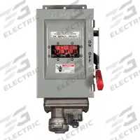 SIEMENS Safety Switch: Non-Fusible, 30 A, Three Phase, 600V AC, Galvanized Steel, Indoor (MPN HNF361JCHW). Key specifications — attr867074: SIEMENS; attr925469: Crouse-Hinds Arktite.