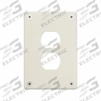 LEGRAND Wall Plate: Duplex Outlet, 1 Gang, Ivory, Jumbo Size (MPN WSP31D1IVYPS). Key specifications — Brand: LEGRAND; Material: Stainless Steel; Includes: Torx Security Screws.