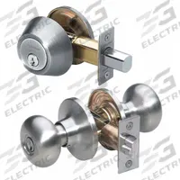 MASTER LOCK Door Lockset: Office Knob Locksets, Nickel (MPN BCC0615KA4S). Key specifications — Lockset Style: Biscuit.