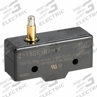 OMRON Snap Action Switch: Plunger Actuator, 1NO/1NC - Plunger Snap-Action Switches