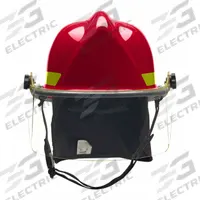 BULLARD Fire Helmet: Red, Modern Rear Brim, Chin Strap, 4 pt Ratchet (MPN LTXRD). Key specifications — Color: Red; Chin Strap: Yes; Brand: BULLARD; Style: Modern Rear Brim; Suspension: 4 pt Ratchet.