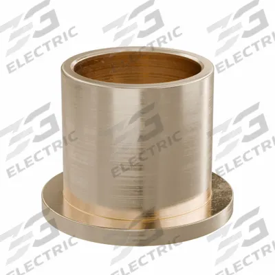 OILITE Flanged Sleeve Bearing: Bronze, SAE 841, 25 mm Bore, 30 mm OD, 30 mm Lg - Lubricated General Purpose Metallic Flanged Sleeve Bearings