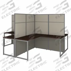 BUSH BUSINESS FURNITURE Modular Cubicle Workstation: 66 in Overall Ht, 119 in Overall Wd, Cherry (MPN EODH760MR-03K). Key specifications — Brand: BUSH BUSINESS FURNITURE; Office Cubicle Color: Cherry.