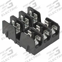 BUSSMANN Fuse Block: Open Block Design, 3 Pole, 600 V AC, Quick Connect/Screw, Non-Indicating (MPN BMM603-3SQ). Key specifications — Brand: BUSSMANN.
