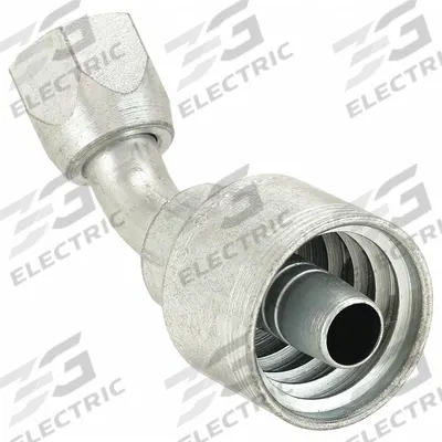 AEROQUIP Hydraulic Crimp Fitting: Steel x Steel, 45° Elbow, -16 For Hose Dash Size - Aeroquip Crimp Hydraulic Hose Fittings with JIC Connection