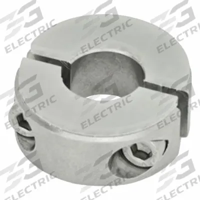 JW WINCO Shaft Collar: 2-Piece, Stainless Steel, Clamp-On, 40 mm Bore Dia - Stainless Steel Vibration- & Sound-Damping Shaft Collars