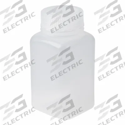 APPROVED VENDOR Reagent Bottle: 175 mL, 6 fl oz, PPCO, Colorless, 37 mm Screw Closure Size - Polypropylene Rectangular Lab Bottles