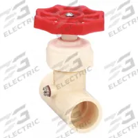 APPROVED VENDOR Stop and Waste Valve: 3/4 in Pipe Size, Slip x Slip, CPVC, 100 psi Max. Op Pressure (MPN 105-324). Key specifications — Handle Material: CPVC; Brand: APPROVED VENDOR.