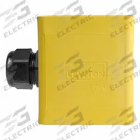 LEVITON Portable Outlet Box: Portable Outlet Box, 1 Gangs, 3R, Yellow, 3 7/8 in Overall Ht (MPN 3099-2Y). Key specifications — Color: Yellow; Brand: LEVITON.