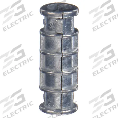 DEWALT Lag Shield: 3/8" Thread Size, 2 1/2 in Overall Lg, 3/8 in Dia, Zamac Alloy - Lag Shields for Wood Screws