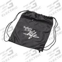 QUALITY RESOURCE GROUP Drawstring Bag: Black, Drawstring, 16 in Overall Lg, 13 in Overall Wd (MPN N210/L). Key specifications — Features: Drawstring Pac, over lock stitching, metal corner reinforcement.; Material: Polyester; Color: Black.