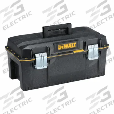 DEWALT Tool Box: 23 in W 12 1/8 in D 10 1/2 in H, Foam, Black, Hinged Lid, Padlock - Structural Foam Tool Boxes