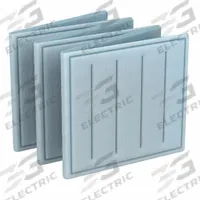 GRAINGER Link Air Filter: 16 in x 16 in x 1 in, 16 in Section Wd, 6 Sections, 3 Ply, MERV 8 (MPN 2DWD9). Key specifications — Performance Rating: MERV 8; Brand: GRAINGER; Media Material: Synthetic.