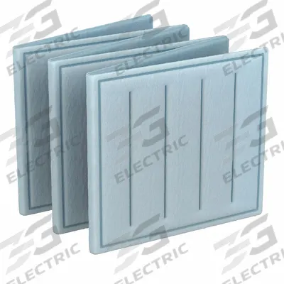 GRAINGER Link Air Filter: 16 in x 16 in x 1 in, 16 in Section Wd, 6 Sections, 3 Ply - MERV 8 Link Air Filters