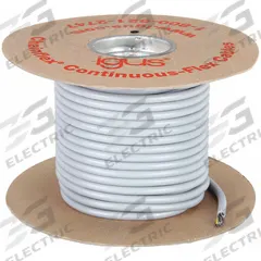CHAINFLEX Control Cable: 18 AWG, 7 Conductors, Order by the Foot, PUR Jacket, 1,000 V (MPN CF77-UL-07-07-1). Key specifications — Conductor Material: Copper; Conductor Configuration: Single; Minimum Bend Radius Factor - Fixed: 4 x OD; Minimum Bend Radius Factor - Flexible: 5 x OD; Includes Ground: Yes; Minimum Bend Radius Factor - E-Chain: 6.8 x OD; Resistance Properties: Flame Retardant; Standards: cRUus.
