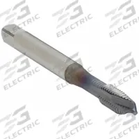 OSG Spiral Point Tap: #8-32 UNC, H11, 3 Flute, Plug Chamfer, TiCN Coated Vanadium High Speed Steel (MPN 2818108)