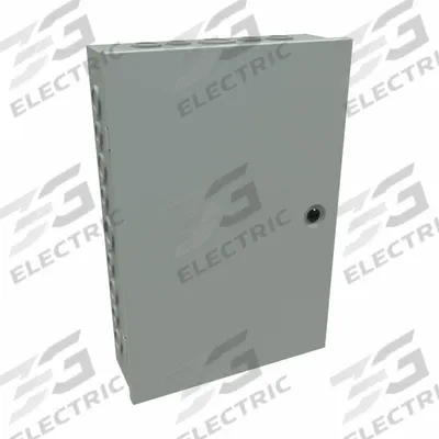 HAMMOND Junction Box: Steel, 18 in x 12 in x 4 in, NEMA 1, Solid Cover, Hinged - Steel Indoor Enclosures with Hinged Covers