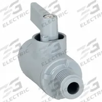 APPROVED VENDOR Manual Two-Way Ball Valve: 1/4 in, PVC, Straight, MNPT x FNPT, Full Port Ball Port (MPN 3991190). Key specifications — Brand: APPROVED VENDOR; Handle: Wedge.