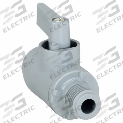 APPROVED VENDOR Manual Two-Way Ball Valve: 1/4 in, PVC, Straight, MNPT x FNPT - PVC Ball Valves