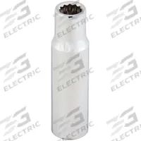 WESTWARD Socket: SAE, 1/2 in Drive Size, 1 1/4 in Socket Size, 12-Point, Deep, Chrome, Socket (MPN 53YV37). Key specifications — attr1204417: WESTWARD; attr1204392: Chrome.