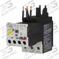 EATON Overload Relay: Electronic Protection, 3 Poles, 1NO/1NC, Phase Loss Sensitivity, Frame Size C (MPN XTOE005CGS). Key specifications — Brand: EATON; Auxiliary Contact Form: 1NO/1NC; Compatible Contactor Series: XT Mini Contactors; Frame Size: C; Phase Loss Sensitivity: Yes; Thermal Units Required: Not Applicable to Electronic Type Overload Relays; Compatible Contactors: Frame Size C.