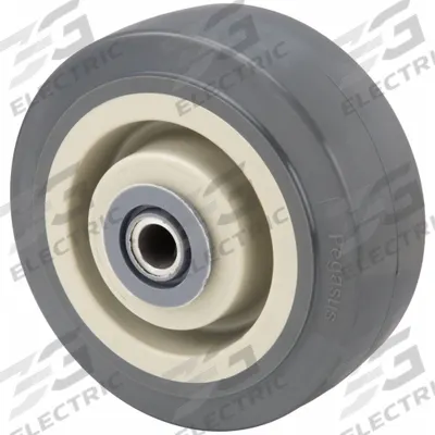 APPROVED VENDOR Caster Wheel: 6 in Wheel Dia., 2 in Wheel Wd, Polyurethane, 900 lb Load Rating - Antimicrobial Polyurethane Tread on Plastic Core Wheels