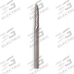 WIDIA Carbide Bur: Ball-Nosed Tree, SF-3, Aluminum Cut, 3/8" x 3/4" Head, 1/4" Shank (MPN M40545). Key specifications — Trade Number: SF-3; Brand: WIDIA METAL REMOVAL.