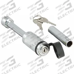 REESE Receiver Lock: Dogbone, Silver, (2) Keys/Rubber Cap, Receiver Lock (MPN 7005600). Key specifications — Lock Type: Dogbone; Includes: (2) Keys; Vehicle Class: II; Brand: REESE; Color: Silver; Product Type: Receiver Lock.