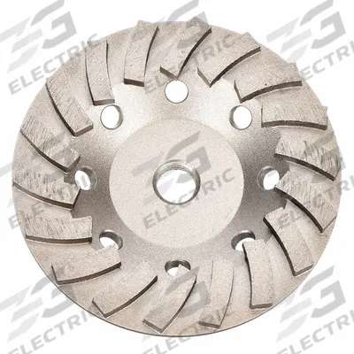 DIAMOND VANTAGE Segment Cup Grinding Wheel: Turbo, 4-1/2" Dia, 5/8"-11 Arbor, 9 Segment - Turbo Diamond Segment Cup Grinding Wheels