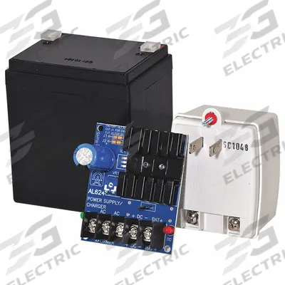 ALTRONIX Power Supply 6/12/24 VDC @ 1.2A Kit W/4A Battery: Power Supply - Power Supply Kits